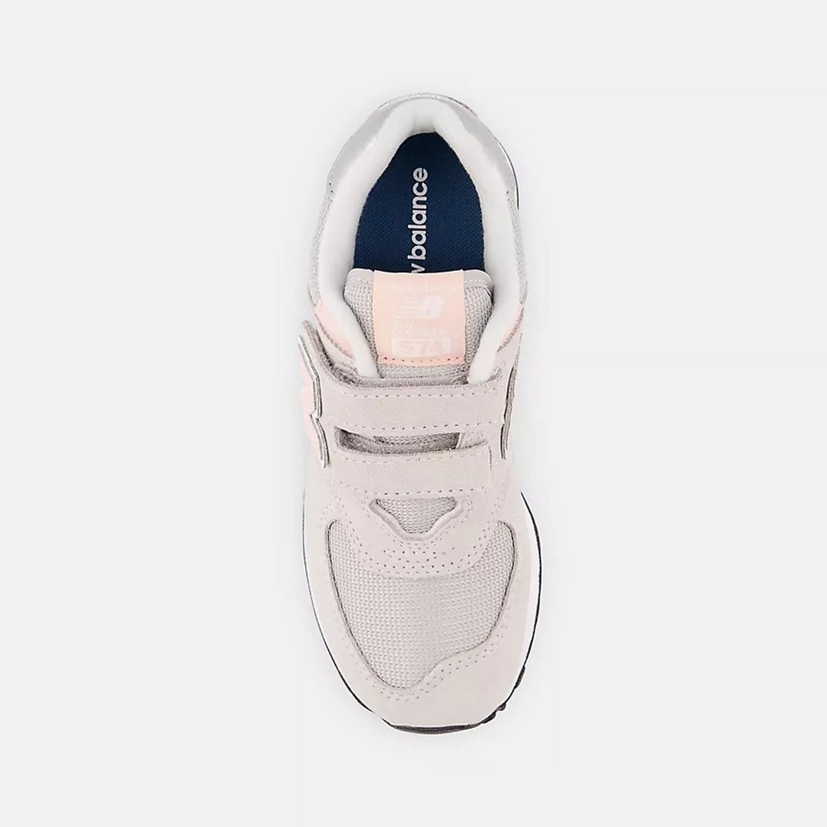 Sapatilhas Casual de Criança 574 Core Velcro Cinzento-4
