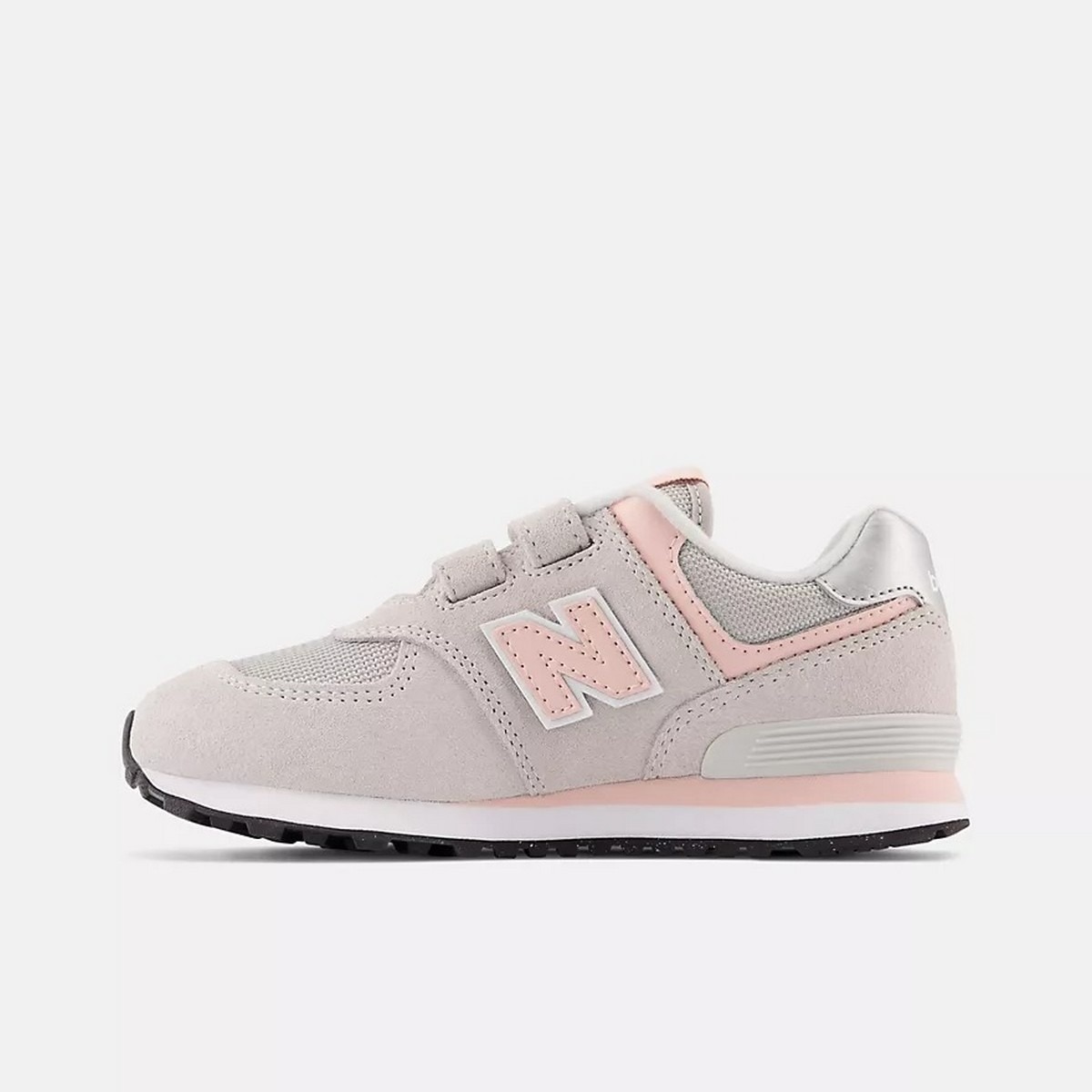 Sapatilhas Casual de Criança 574 Core Velcro Cinzento-2