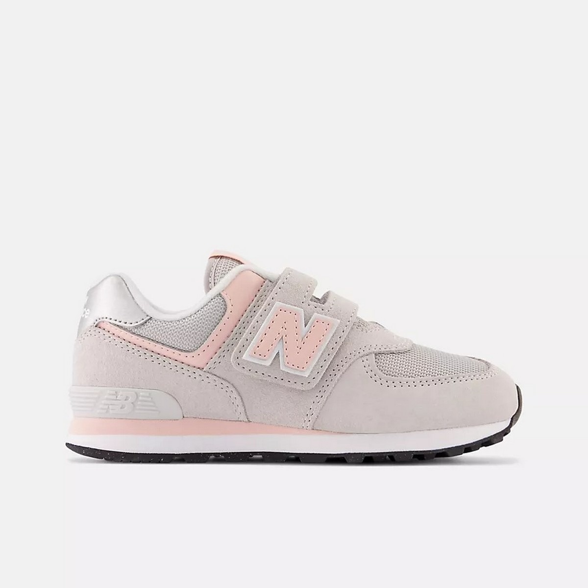 Sapatilhas Casual de Criança 574 Core Velcro Cinzento-1