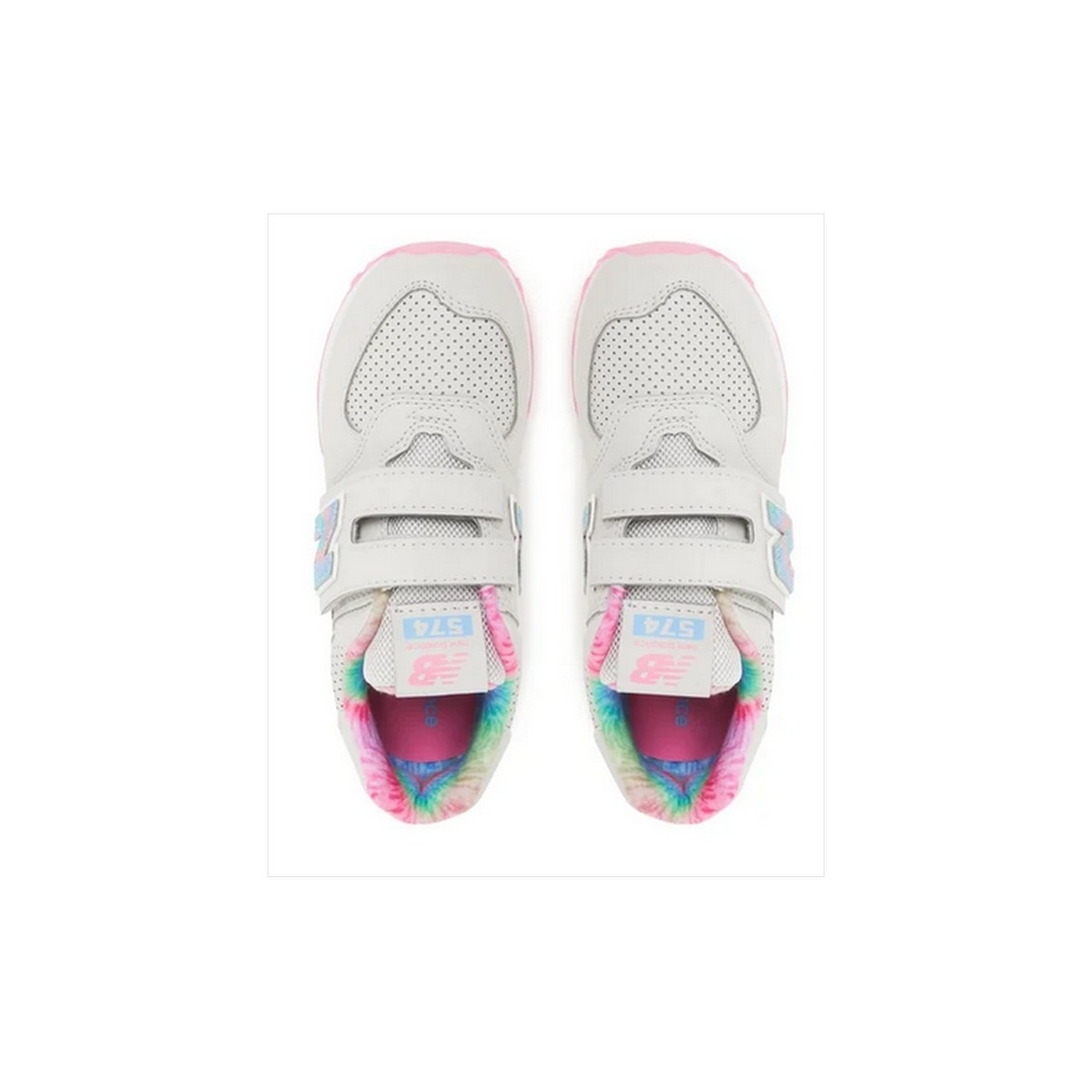 Sapatilhas Casual de Criança 574 com Velcro Cinzento-3