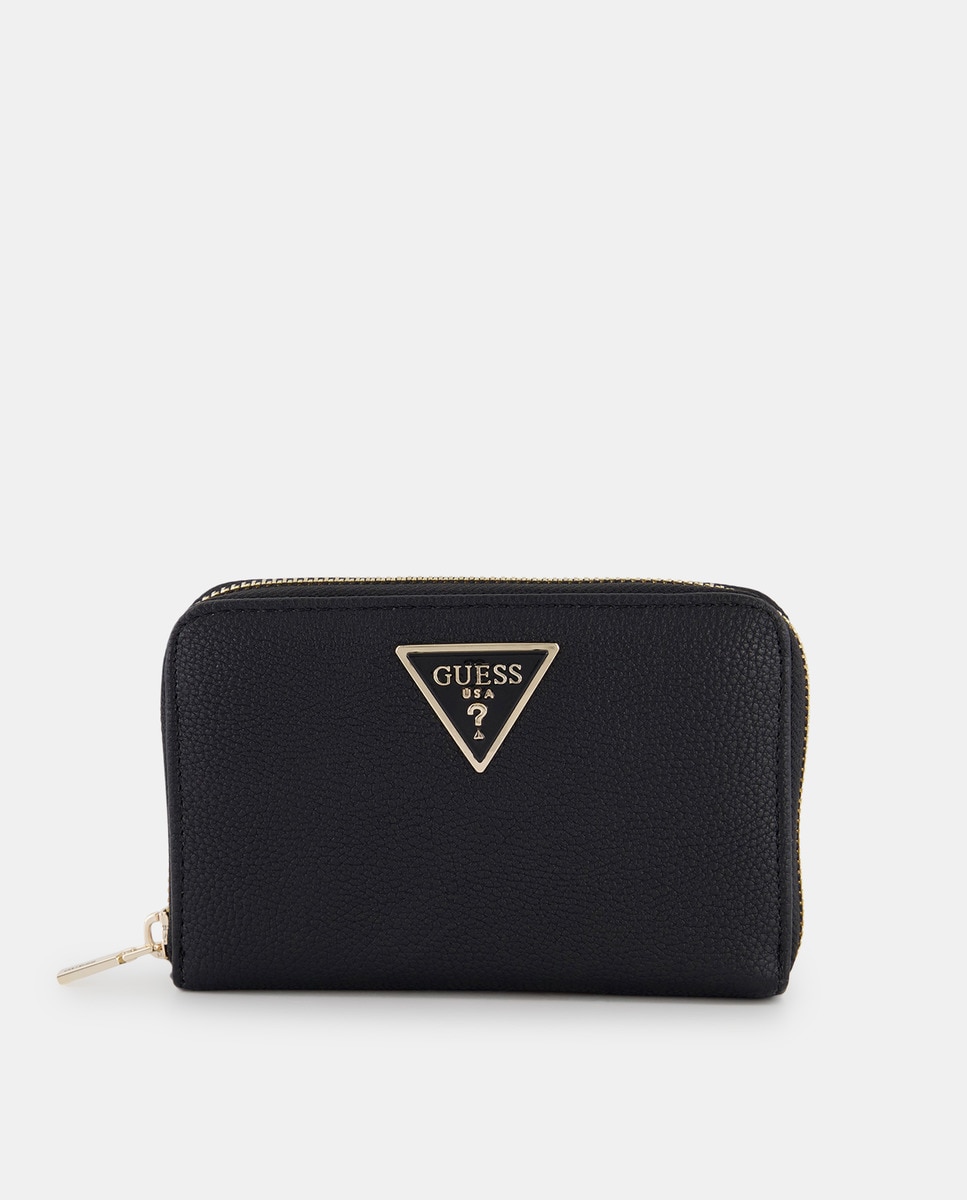 Porta-Moedas Médio com Fecho de Correr Preto-2