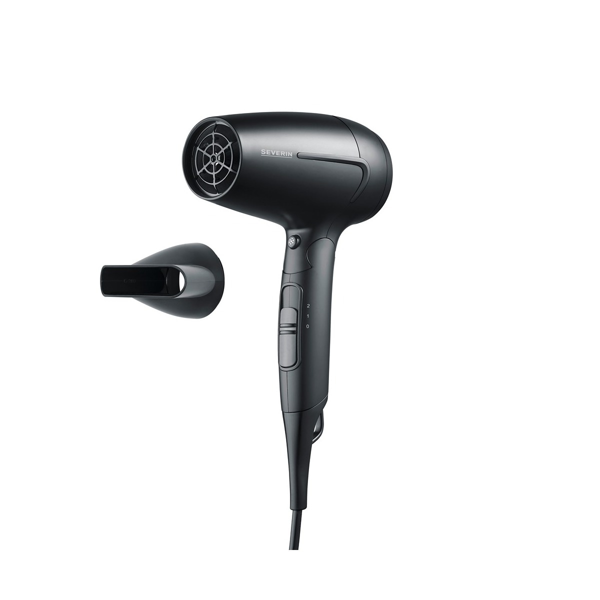 Secador de Cabelo Severin HT0159 de Viagem de 1600 W - Preto Preto-3