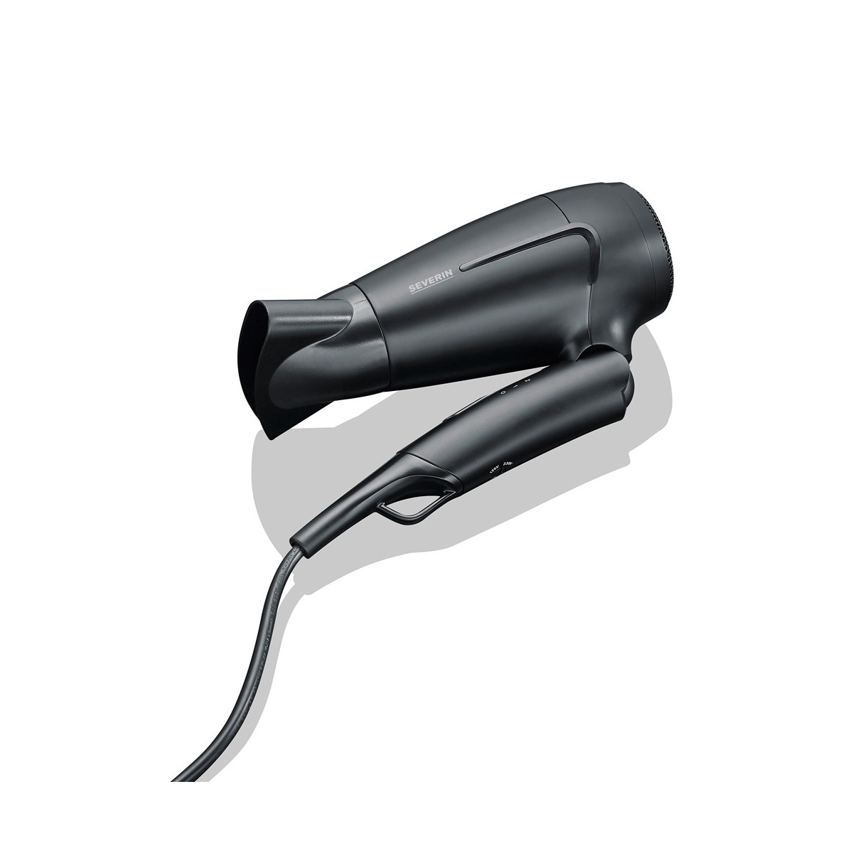 Secador de Cabelo Severin HT0159 de Viagem de 1600 W - Preto Preto-1