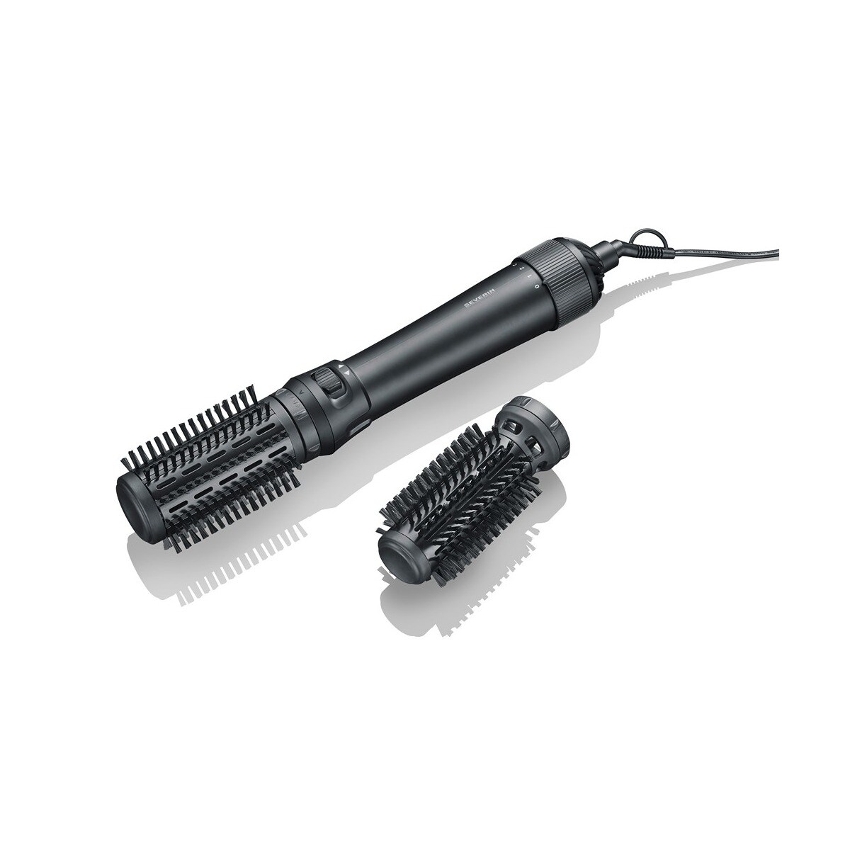 Escova Rotativa Severin WL0241 Modelador de Cabelo de 1000 W - Preto Preto-1
