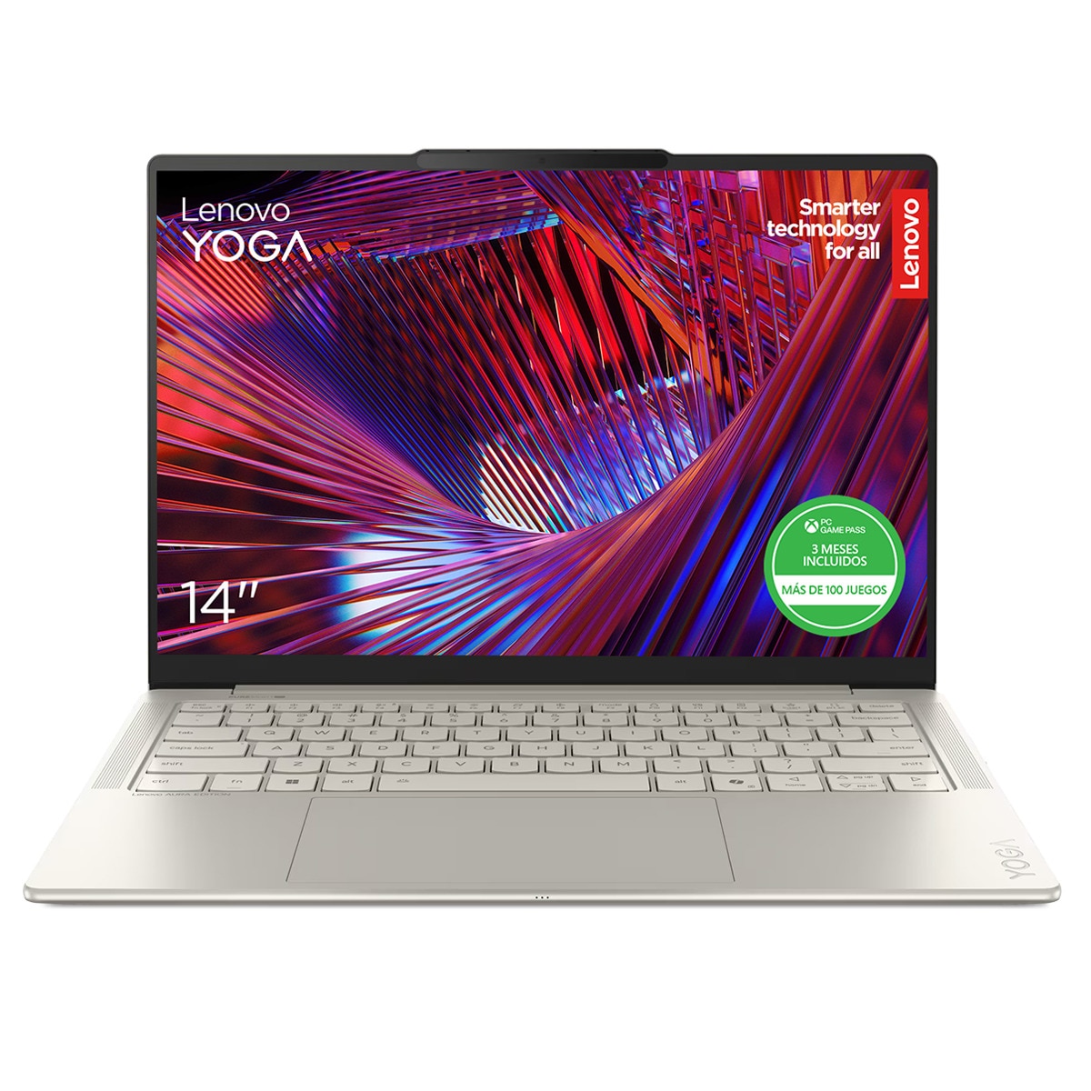 Convertible 2 en 1 Lenovo Yoga 7 14ILL10 Copilot+PC, Intel Core Ultra 7-258V, 32GB, 1TB SSD, 14", W11 Seashell-1