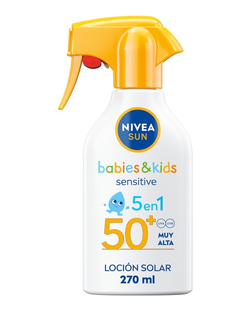 Imagen 0 de Spray Solar FP50+ Bebés y Niños Sensitive 270 ml Nivea
