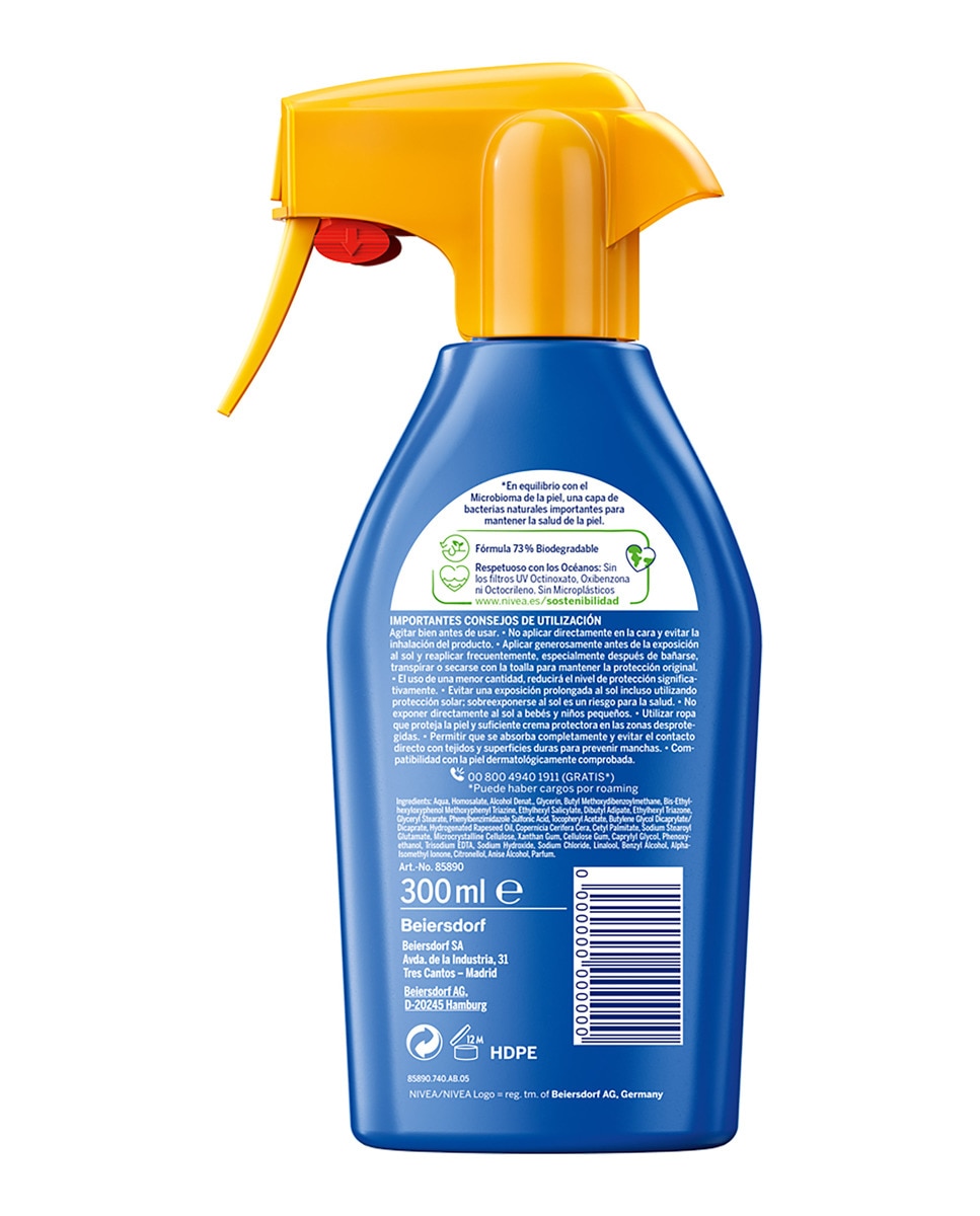 Spray Solar FP50+ Protege & Hidrata 270 ml Nivea - 270 ml 2