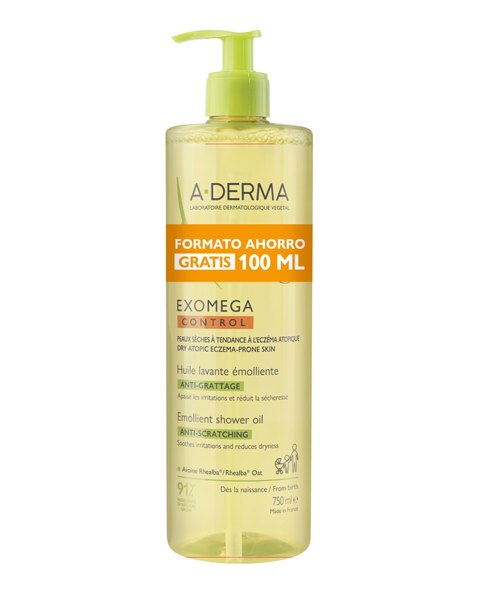 Imagen 0 de Aceite De Ducha Emoliente Anti-Irritacióna  A-Derma Exomega Control 750 Ml Ducray