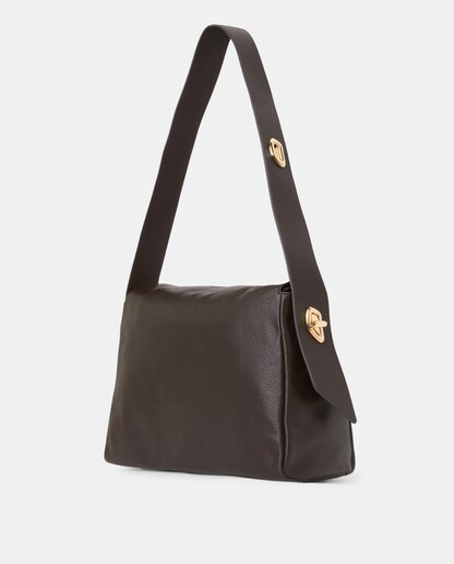 Imagen 0 de Shopper de piel con asa regulable