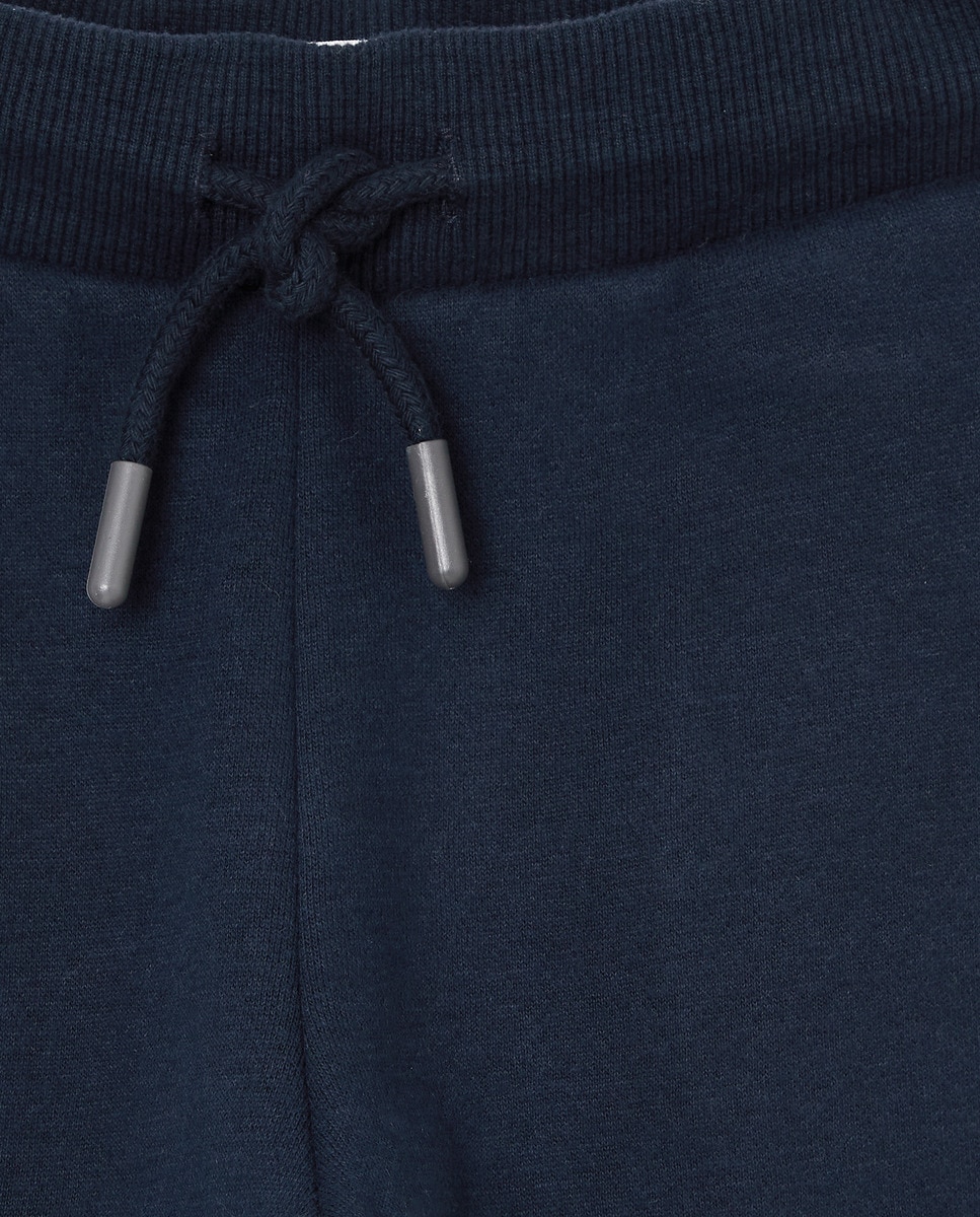 Pantalón de niño felpa Azul-3