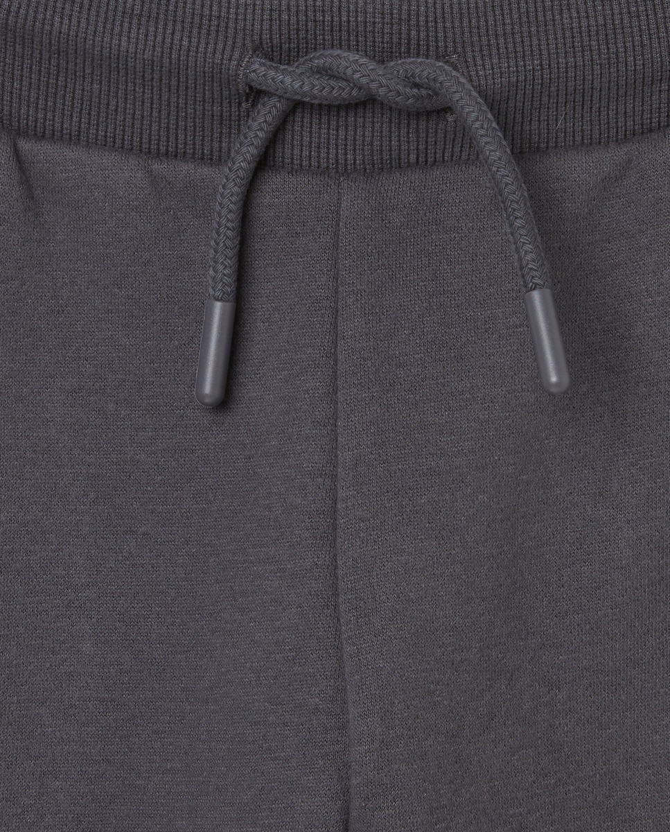 Pantalón de niño felpa Gris-3