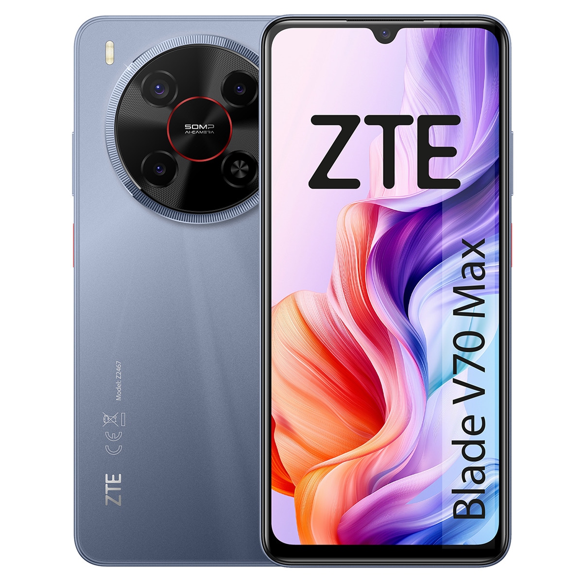 ZTE Blade V70 Max 4GB+256GB móvil libre Gris-1