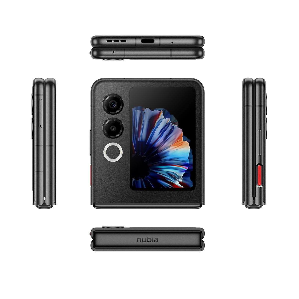 ZTE nubia Flip 2 5G 8GB + 256GB móvil libre Negro-6