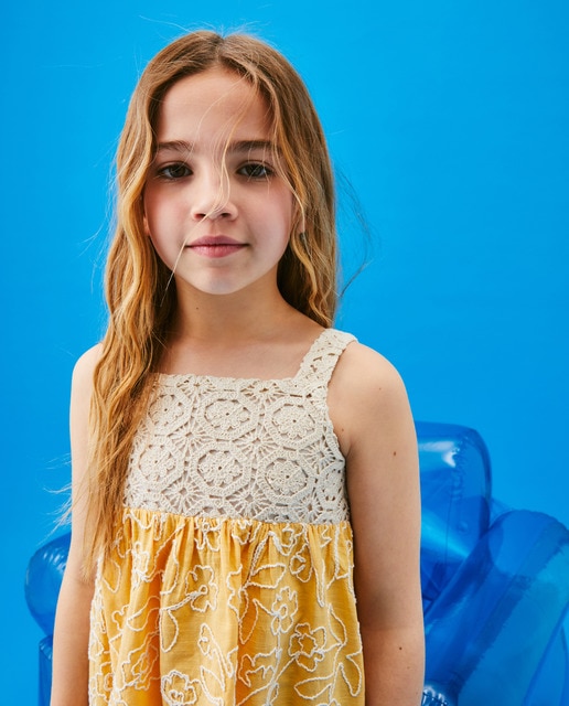Imagem 0 de Vestido de Alças com Crochet