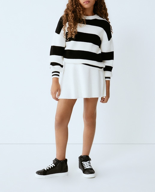 Imagen 0 de Jersey raya bicolor de niña