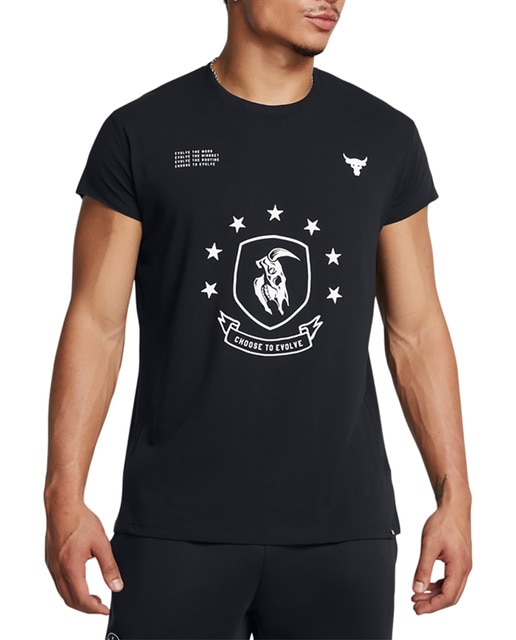 Imagen 0 de Camiseta casual de hombre Ua Pjt Rck Evolve Cap Slv T-Blk Under Armour