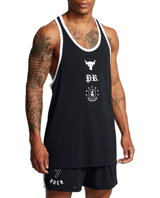 Imagen 0 de Camiseta casual de hombre Ua Pjt Rck Racer Tank Boh-Blk Under Armour