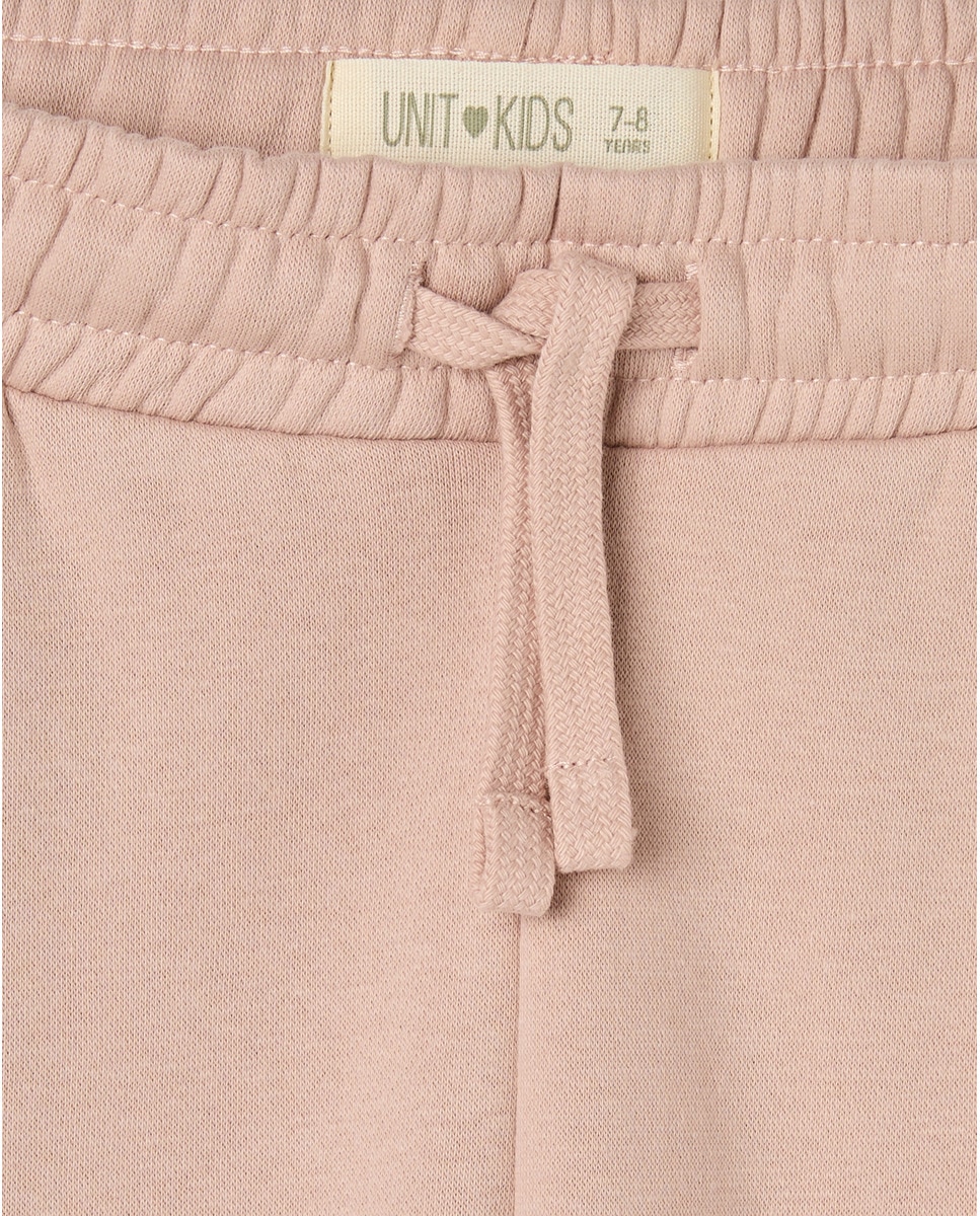 Pantalón niña felpa jogger 220 Rosa palo-3