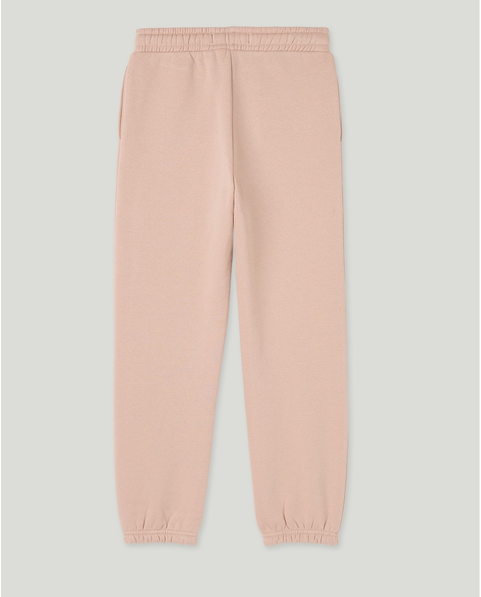 Pantalón niña felpa jogger 220 Rosa palo-2