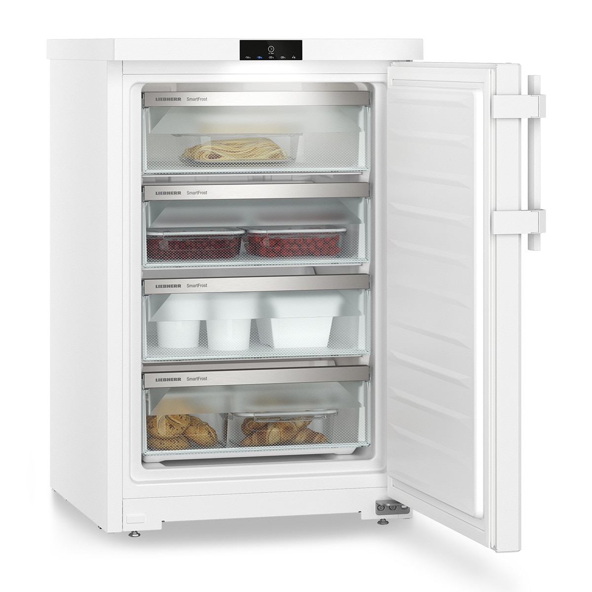 Arca Mini Congeladora Vertical Liebherr Fe 1404 SmartFrost e de 85 cm - Branco Branco-10