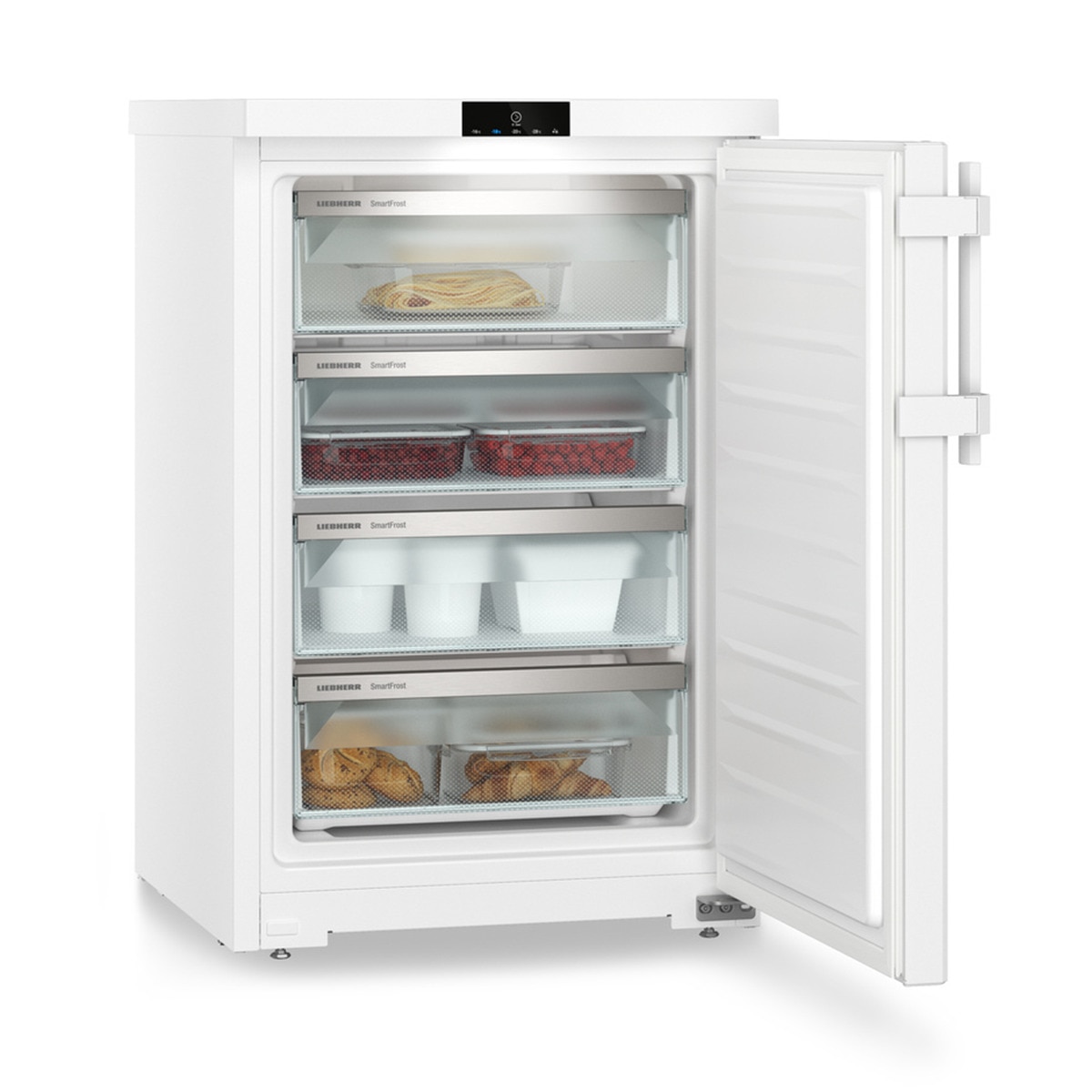 Arca Mini Congeladora Vertical Liebherr Fe 1404 SmartFrost e de 85 cm - Branco Branco-6