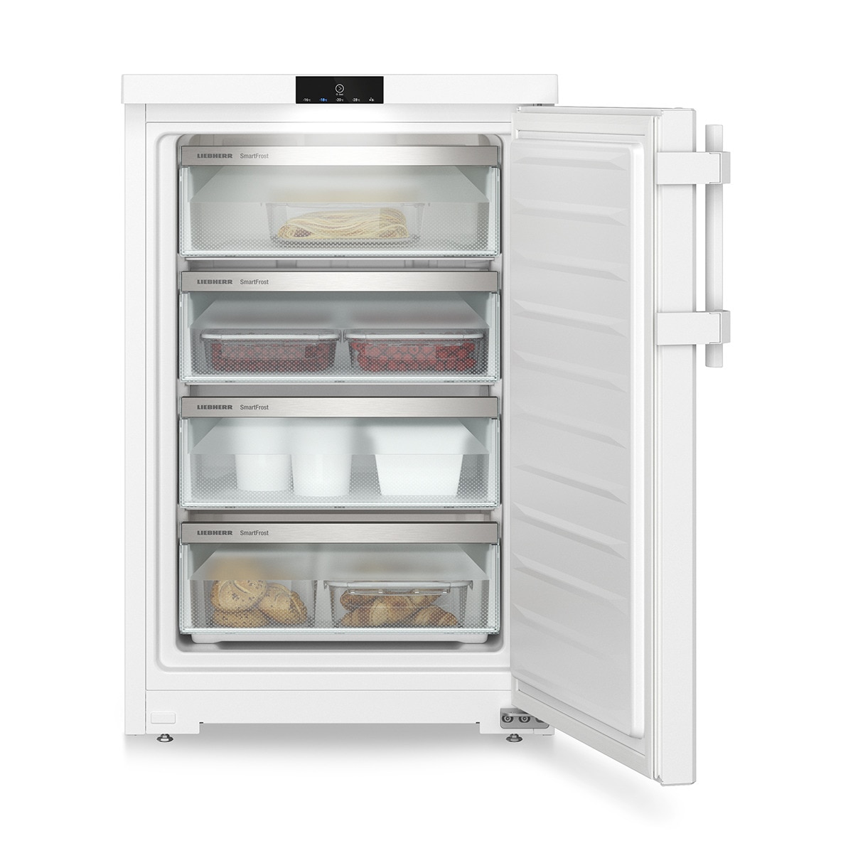 Arca Mini Congeladora Vertical Liebherr Fe 1404 SmartFrost e de 85 cm - Branco Branco-5