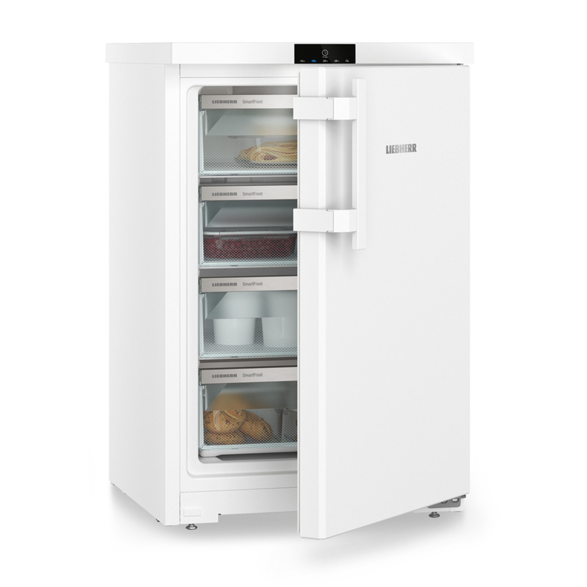 Arca Mini Congeladora Vertical Liebherr Fe 1404 SmartFrost e de 85 cm - Branco Branco-4