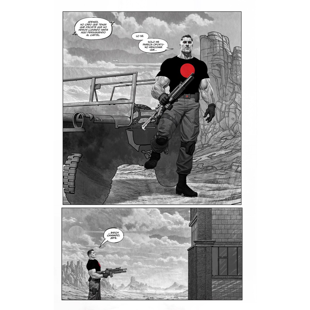 Bloodshot: Blanco, Negro y Sangre (Capa mole) 3