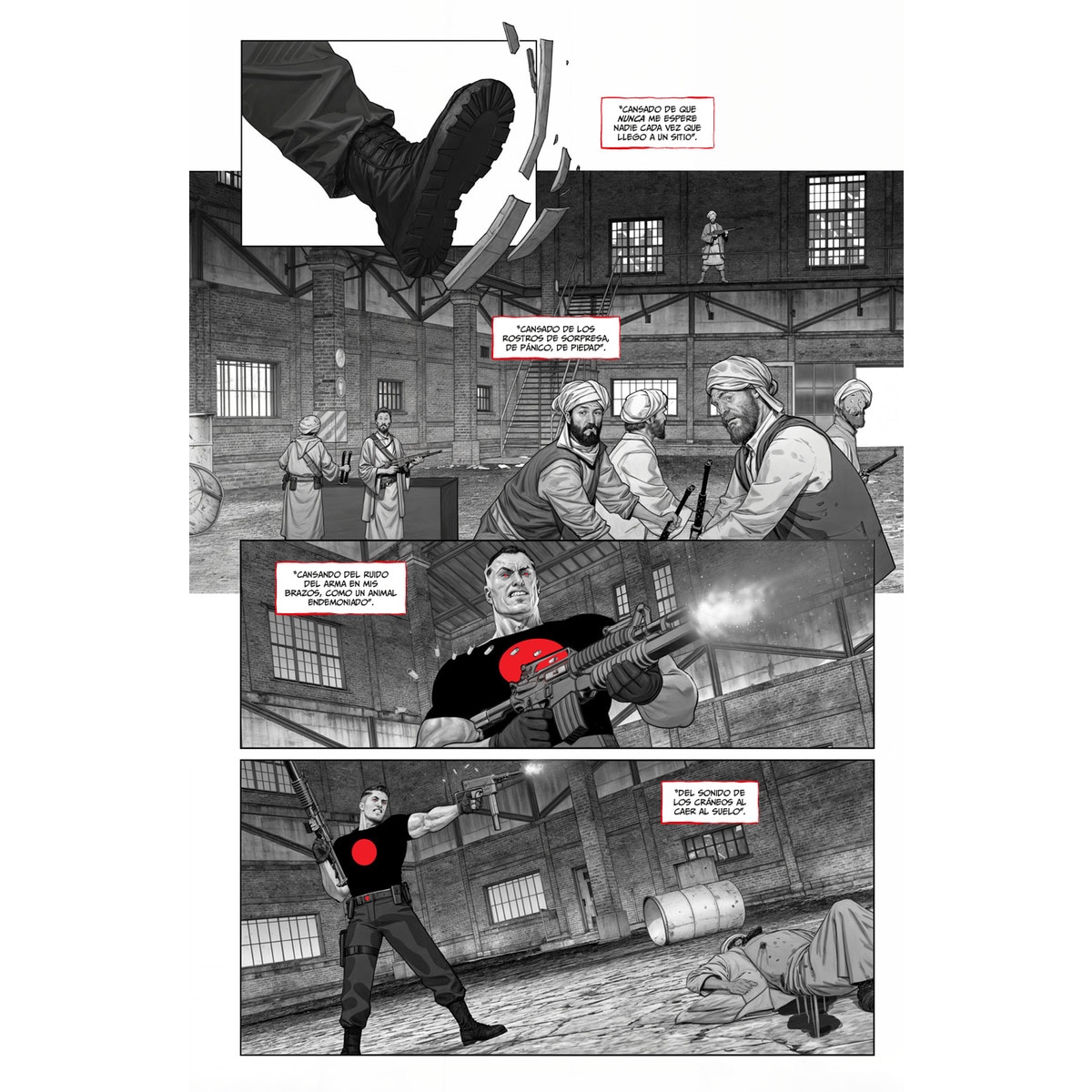 Bloodshot: Blanco, Negro y Sangre (Capa mole) 4