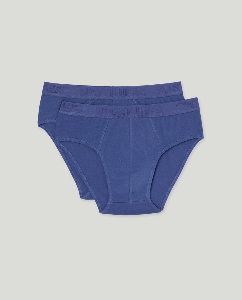 Imagen 0 de Pack 2 slips liso goma vista de hombre