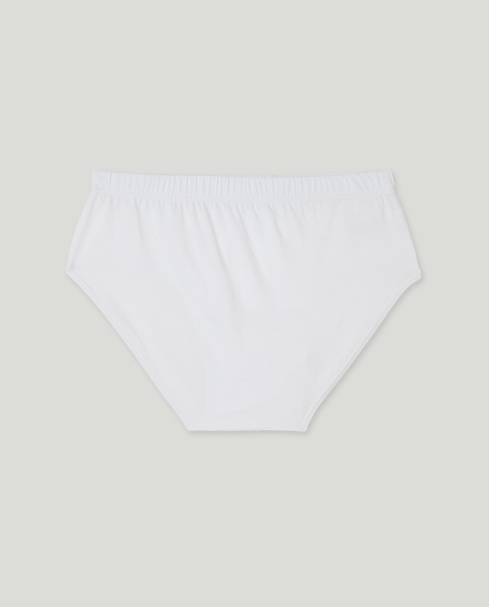 Pack 2 slips liso con abertura Blanco-3