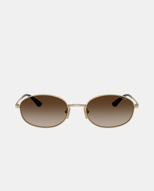 Imagen 0 de Gafas de sol de mujer ovaladas metalicas en verde