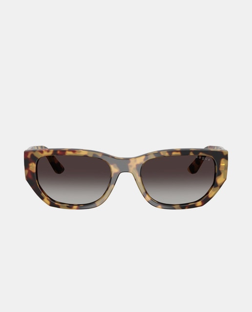 Imagen 0 de Gafa de sol de mujer rectangular en acetato con lente degradada