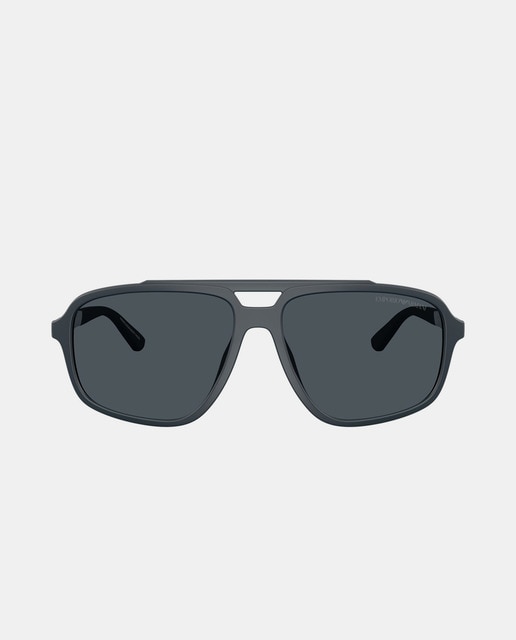 Imagen 0 de Gafas de sol de hombre ovaladas en inyectado con lente polarizada en gris