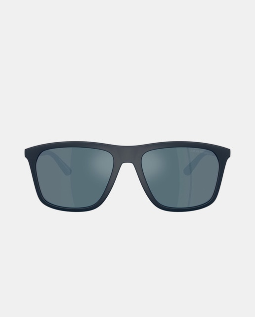 Imagen 0 de Gafas de sol de hombre cuadradas en inyectado con lente espejada en gris