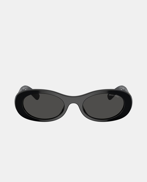 Imagen 0 de Gafas de sol de mujer ovaladas de acetato negras