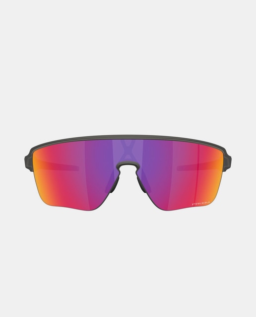 Imagen 0 de Gafas de sol de hombre rectangulares en inyectado con lente espejada en gris