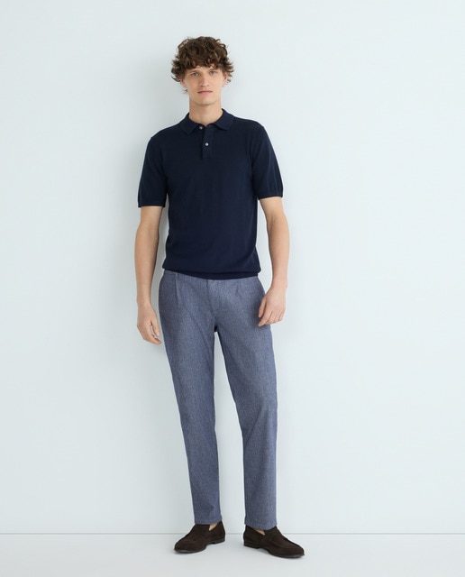 Imagem 0 de Calças Casual Ligeiras com Look de Linho