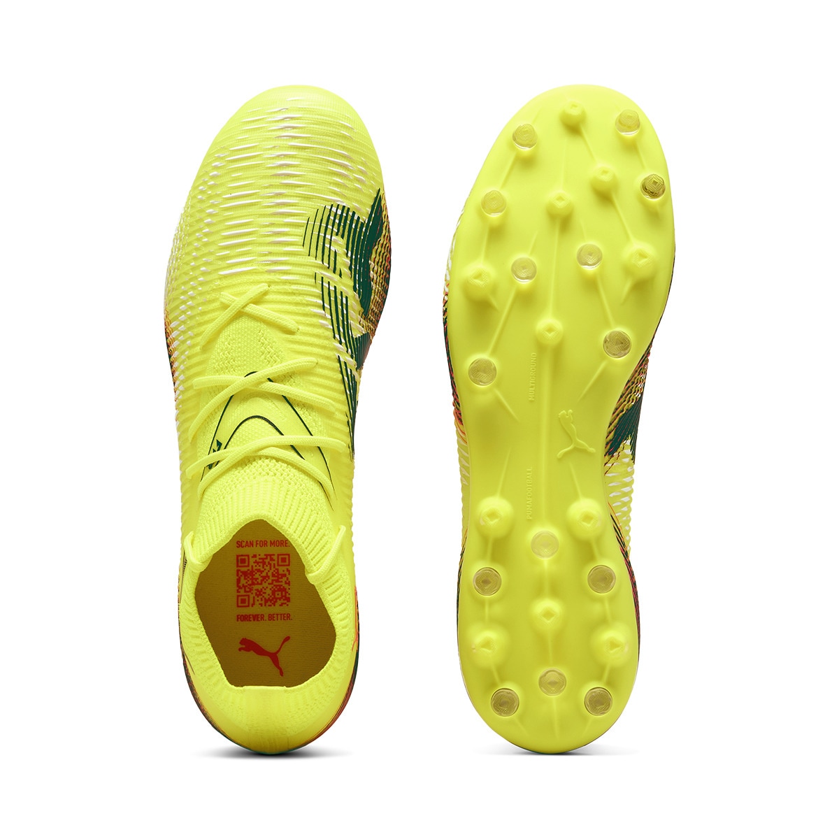 Chuteiras de Futebol de Homem Future 8 Match MG Amarelo-3