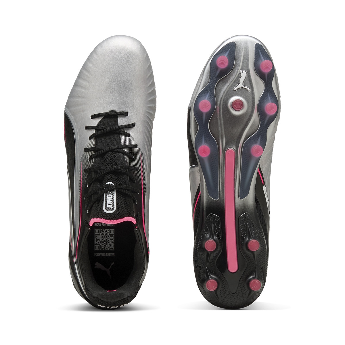 Chuteiras de Futebol de Homem King Ultimate FG/AG Cinzento-3