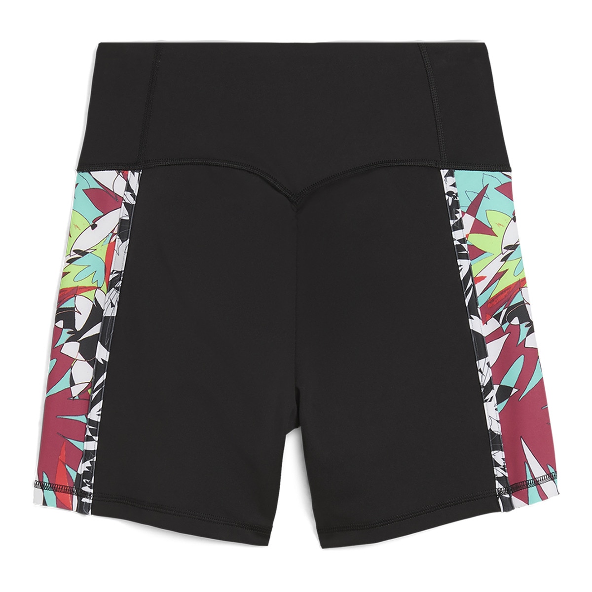 Leggings Tipo Calções de Mulher Tropical AOP HW 5" Short Tight Preto-7