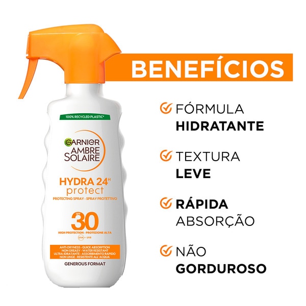 Protector Solar Ambre Solaire Classic SPF30 spray 270 ml
