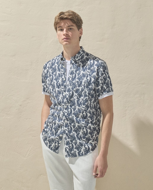 Imagen 0 de Camisa print manga corta de hombre