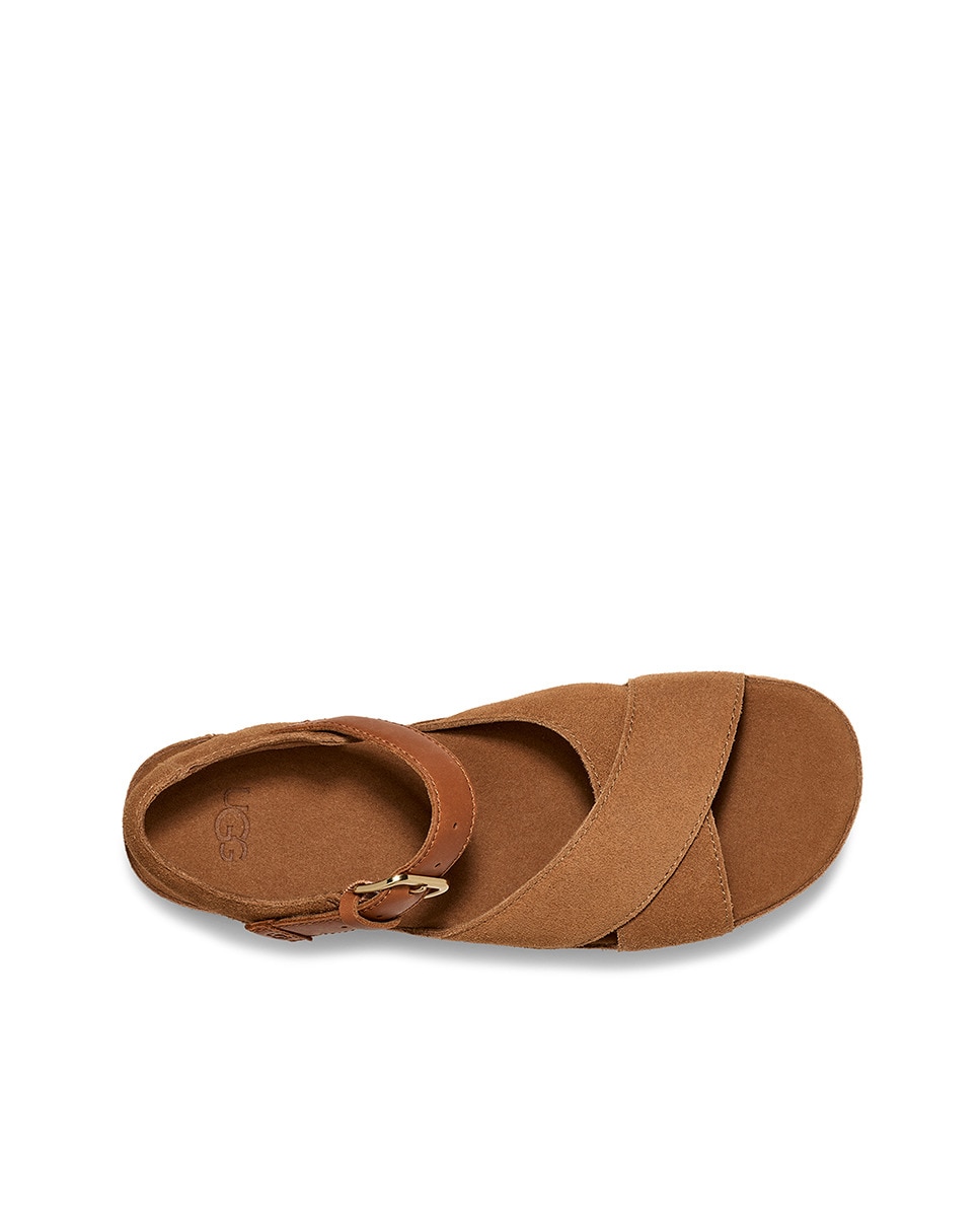 Sandálias Aubrey Ankle Strap Couro-5