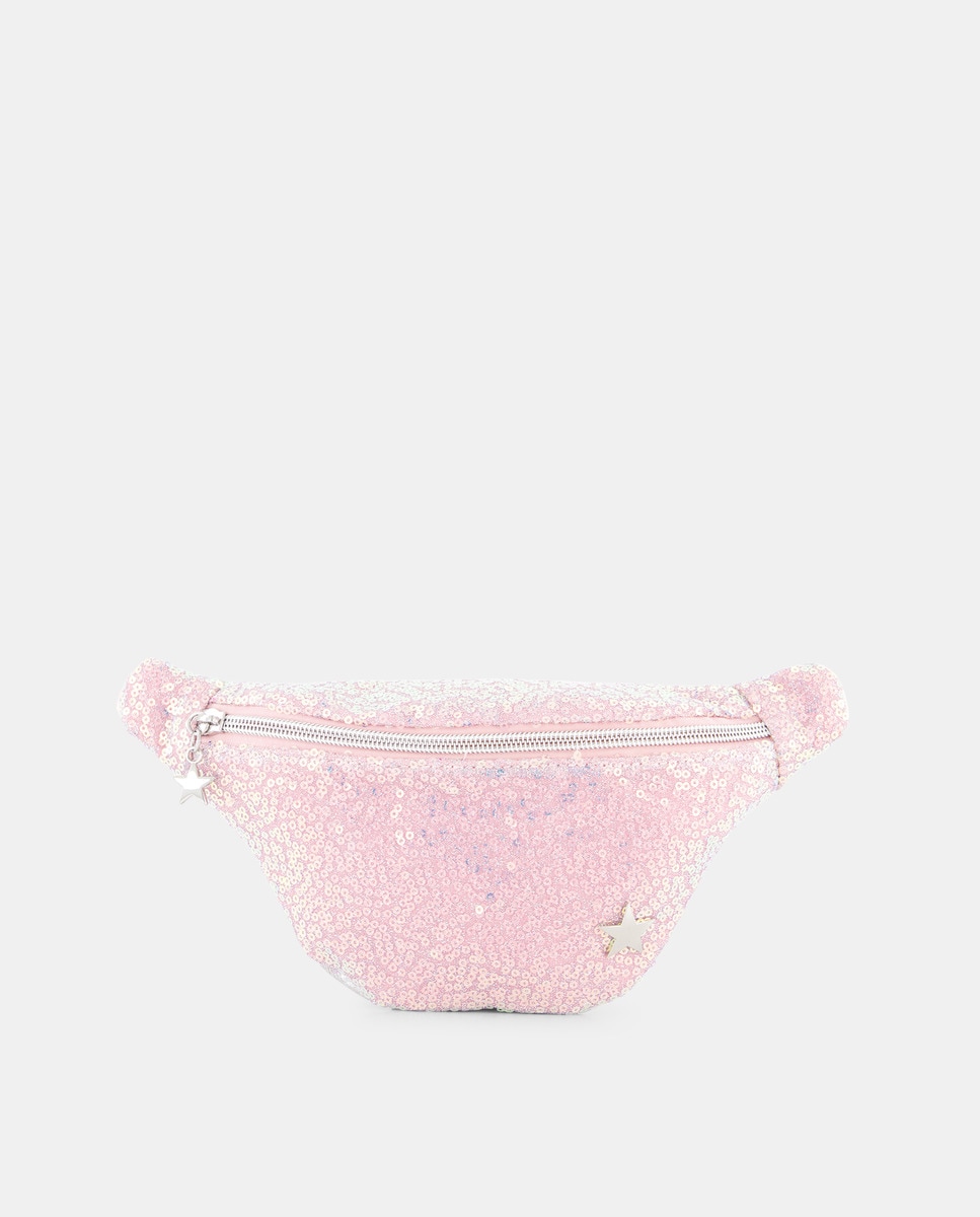 Bolsa de Cintura com Glitter 200 Rosa-1