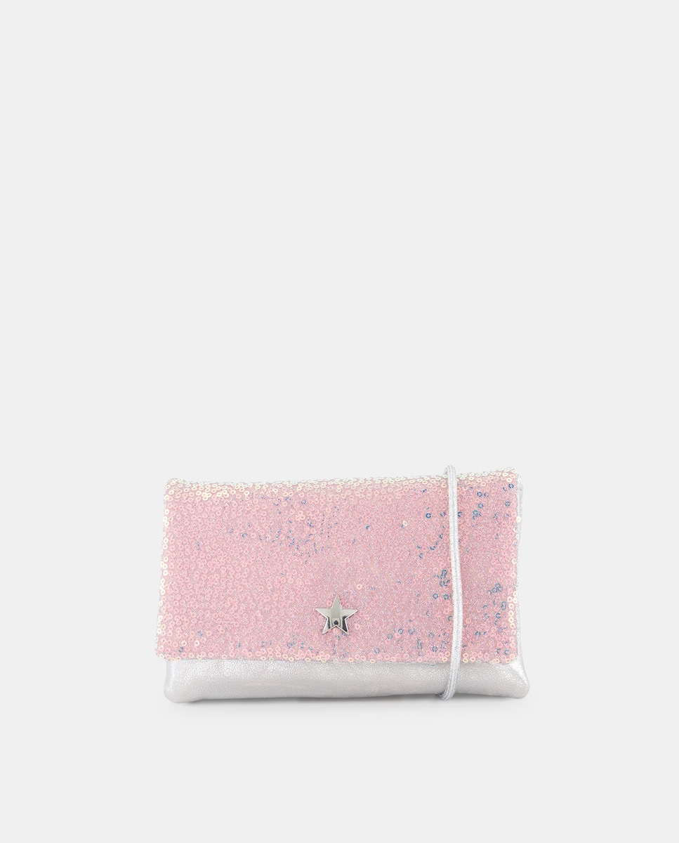 Mala a Tiracolo com Glitter 200 Rosa-1