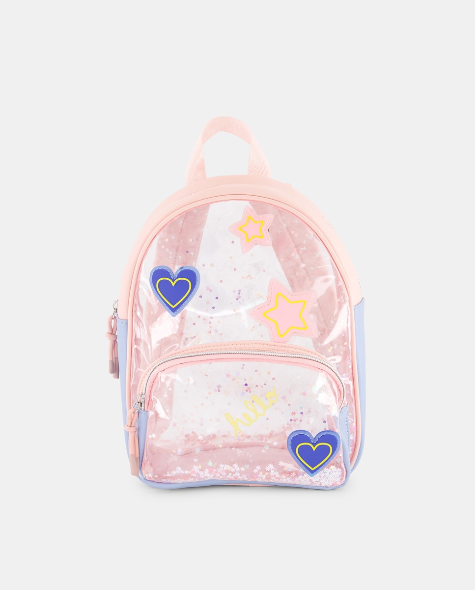 Mochila com Remendos Multicolor-1