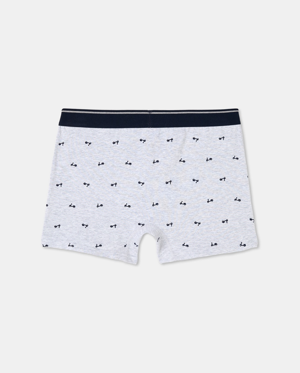 Pack 2 bóxers combinados de hombre Gris-3
