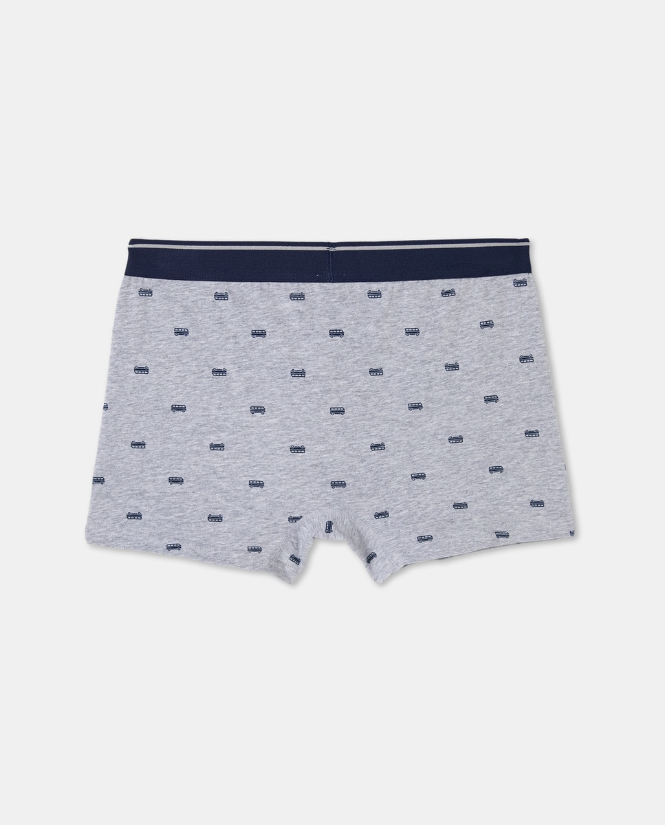 Pack 2 bóxers combinados de hombre Gris-3