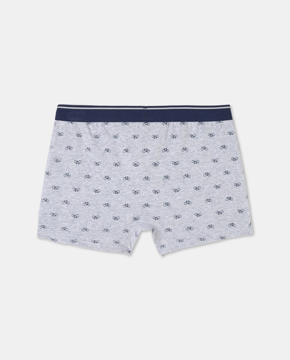 Pack 2 bóxers combinados de hombre Gris-3